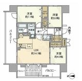 ヴェレーナ木場公園 3階 間取り図