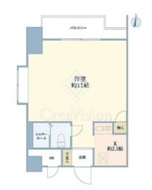 ストーク北新宿 4階 間取り図