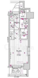 ガーラ横濱関内グランドステージ 9階 間取り図