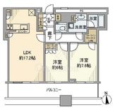 クレストプライムタワー芝 30階 間取り図