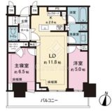 パークタワー西新宿 1506 間取り図