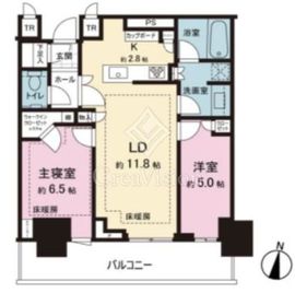 パークタワー西新宿 1506 間取り図