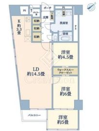 山下公園ハイツ 1階 間取り図