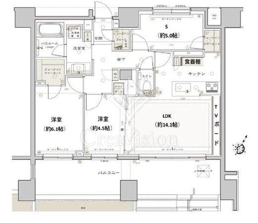 クリオレジダンス横濱ザ・マークス 1階 間取り図