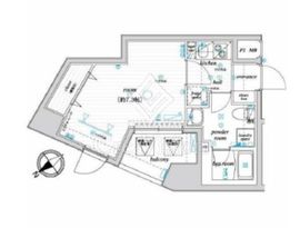 アクサス高田馬場 7階 間取り図