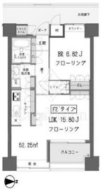 ガーデン蒲田 805 間取り図