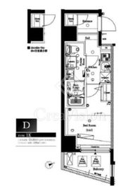 アクサス西五反田 5階 間取り図