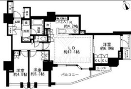 プレミスト三鷹 6階 間取り図