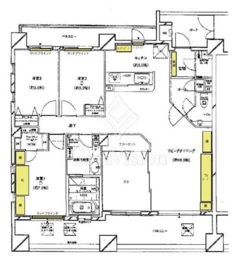 グランドステージ錦糸町弐番館 9階 間取り図