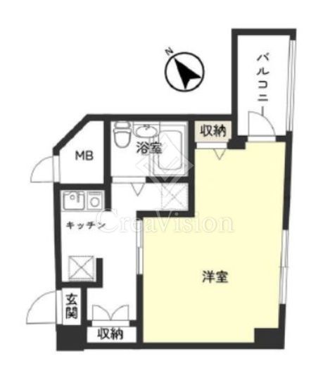 パーク・ノヴァ巣鴨 10階 間取り図
