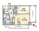 ライオンズステージ西日暮里 8階 間取り図