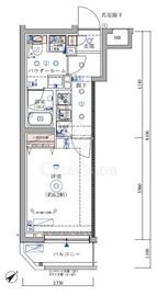 ARCOBALENO KIKUNA (アルコバレーノ菊名) 501 間取り図
