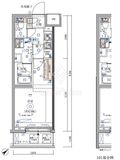 ARCOBALENO KIKUNA (アルコバレーノ菊名) 403 間取り図