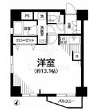 ベルザ南麻布 2階 間取り図