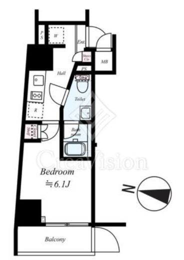 ARCOBALENO YOKOHAMAKOYASU (アルコバレーノ横浜子安) 101 間取り図