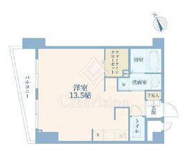 ダイナシティ三田 2階 間取り図