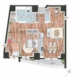 デュオフラッツ板橋大山 1201 間取り図