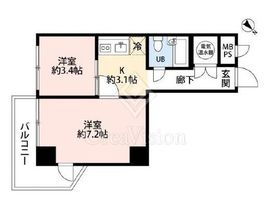 セントヒルズ代々木 6階 間取り図
