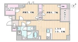 リヴシティ文京春日 8階 間取り図