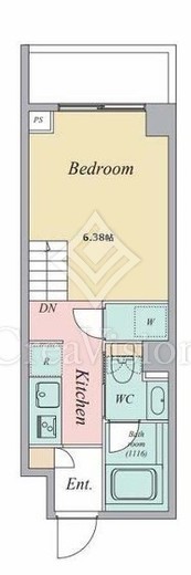 ヴィアラッティア志村 308 間取り図
