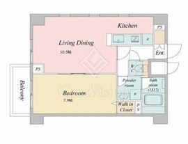 ヴィアラッティア志村 405 間取り図