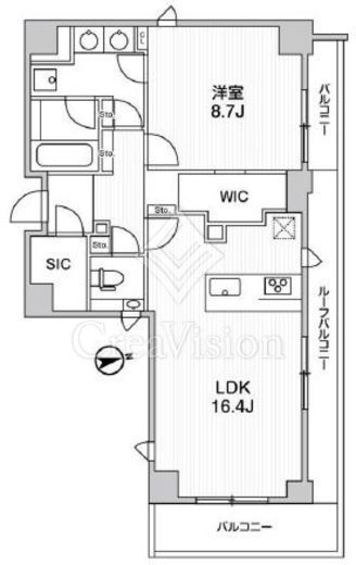 Lighthouse元浅草 901 間取り図