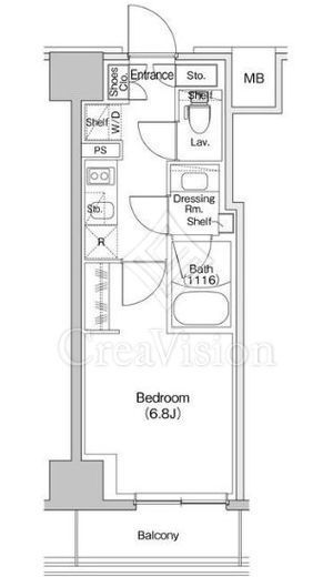 ザ・パークハビオ川口 803 間取り図