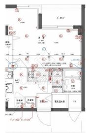 コスモ大井町 3階 間取り図