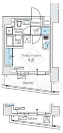シーズンフラッツ大森北三丁目 505 間取り図