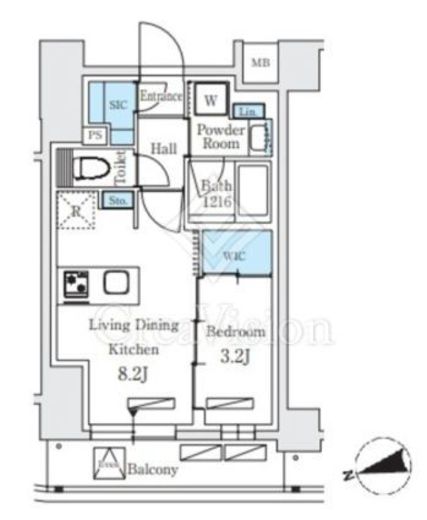 シーズンフラッツ大森北三丁目 503 間取り図