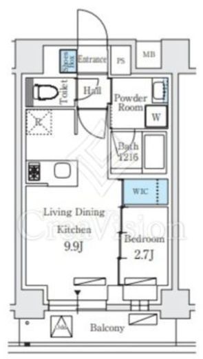 シーズンフラッツ大森北三丁目 302 間取り図