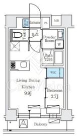 シーズンフラッツ大森北三丁目 902 間取り図