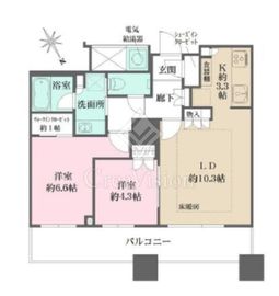 ザ・パークハウス西新宿タワー60 56階 間取り図