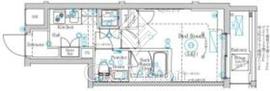 MIND武蔵中原 411 間取り図