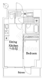 リヴシティ横濱関内弐番館 2階 間取り図
