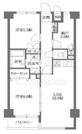 KDXレジデンス鶴見 602 間取り図