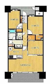 プラウドタワー相模大野 6階 間取り図