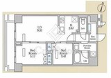 ロイジェント西新井 506 間取り図