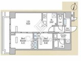 ロイジェント西新井 505 間取り図