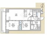 ロイジェント西新井 605 間取り図