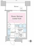 中野ステーションレジデンス 608 間取り図