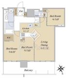 グランドシティタワー池袋 19階 間取り図