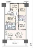 セントガーデン海老名 8階 間取り図