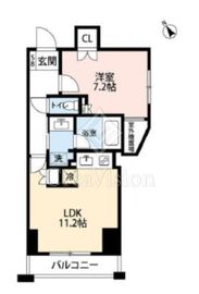 パークハウス西早稲田 3階 間取り図
