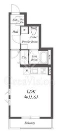 エルスタンザ綾瀬DEUX 103 間取り図
