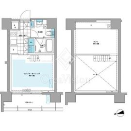プライムアーバン芝浦LOFT 1005 間取り図