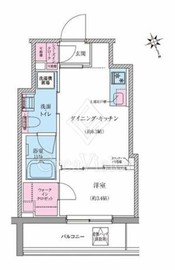 クレヴィアリグゼ世田谷松陰神社前 802 間取り図