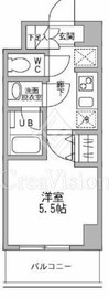 パークフラッツ横濱平沼橋 404 間取り図