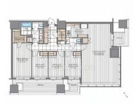 麻布台ヒルズレジデンスB 23階 間取り図