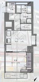 ライオンズマンション白山駅前 10階 間取り図